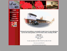 Tablet Screenshot of motel401.com